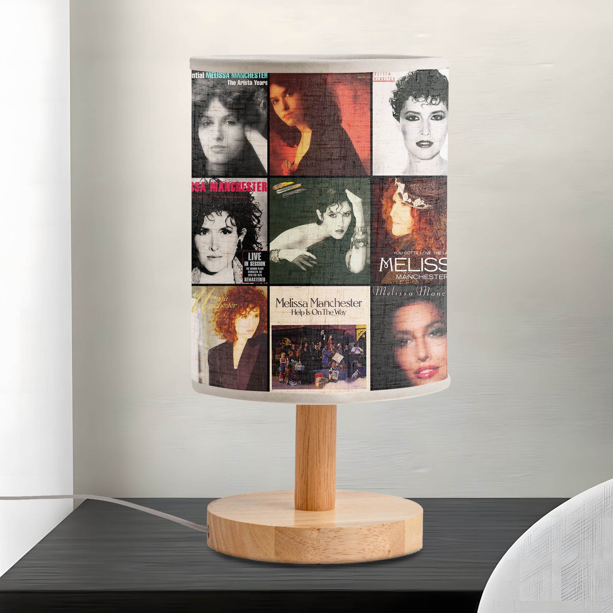 Melissa Manchester Album Cover Lamp Classic Pop Nostalgia Home Decor