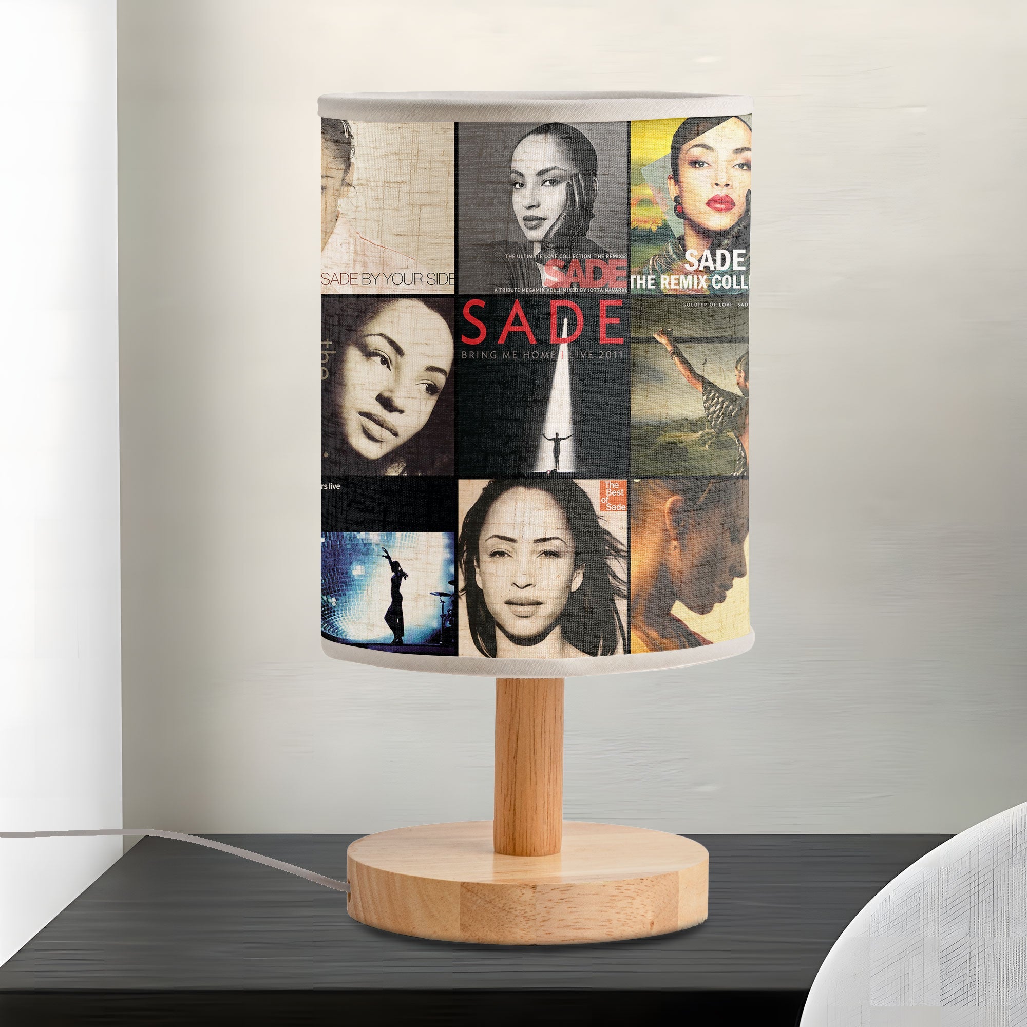Sade Album Collage Lamp Smooth Soul & Timeless Elegance Light