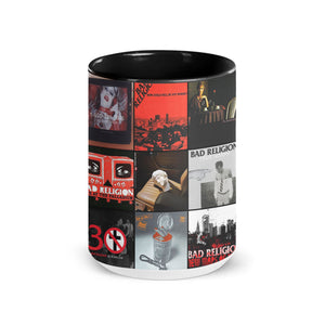 Bad Religion Accent Mug Classic Album Cover Collage Gift for Punk Rock Fans