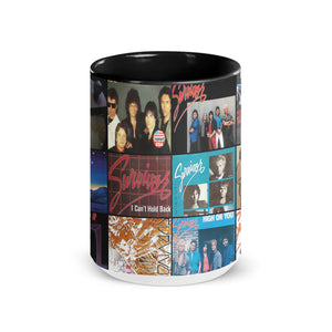 Survivor Accent Mug Classic Rock Album Cover Collage Gift