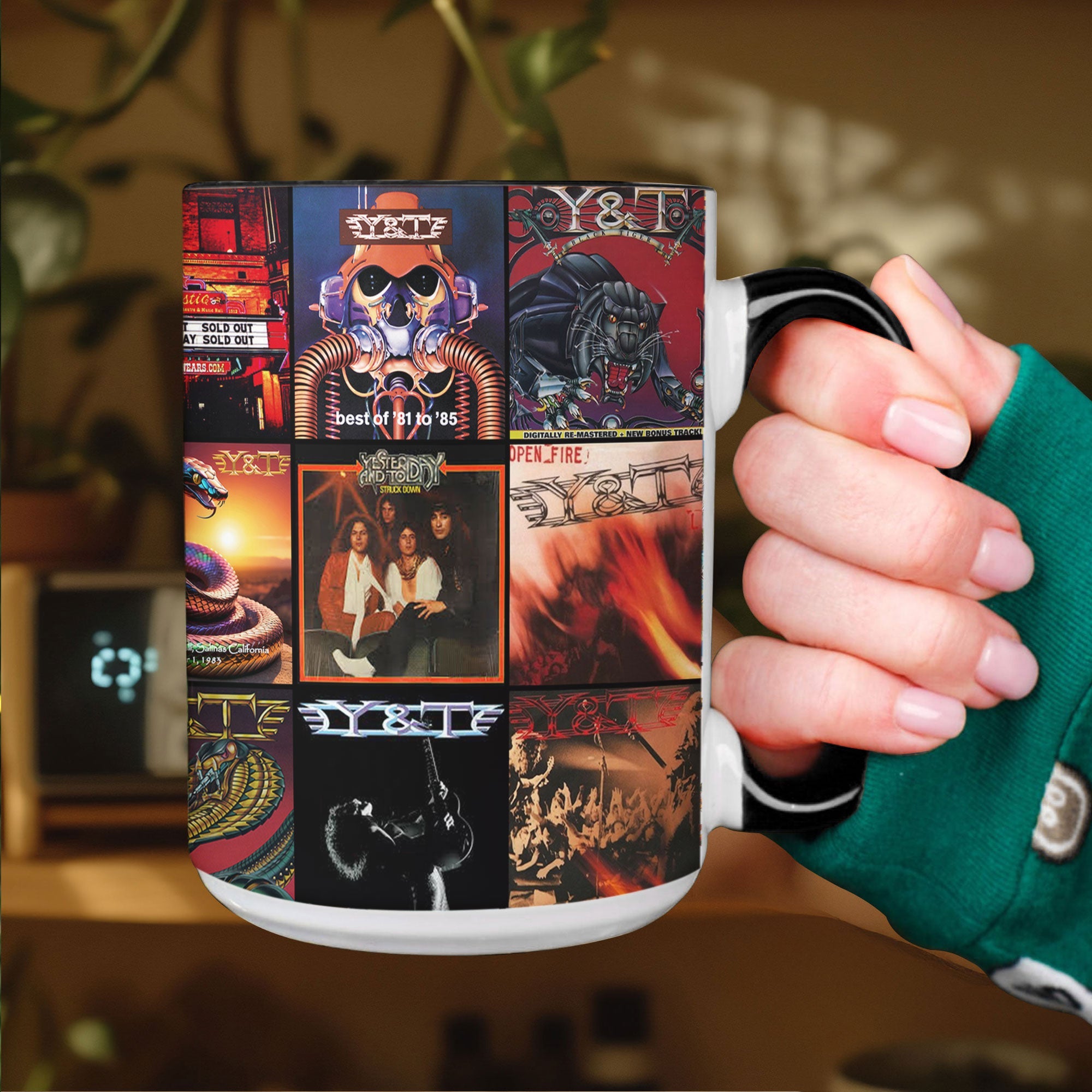 Y&T Accent Mug Hard-Rock Legends Album Collage Gift