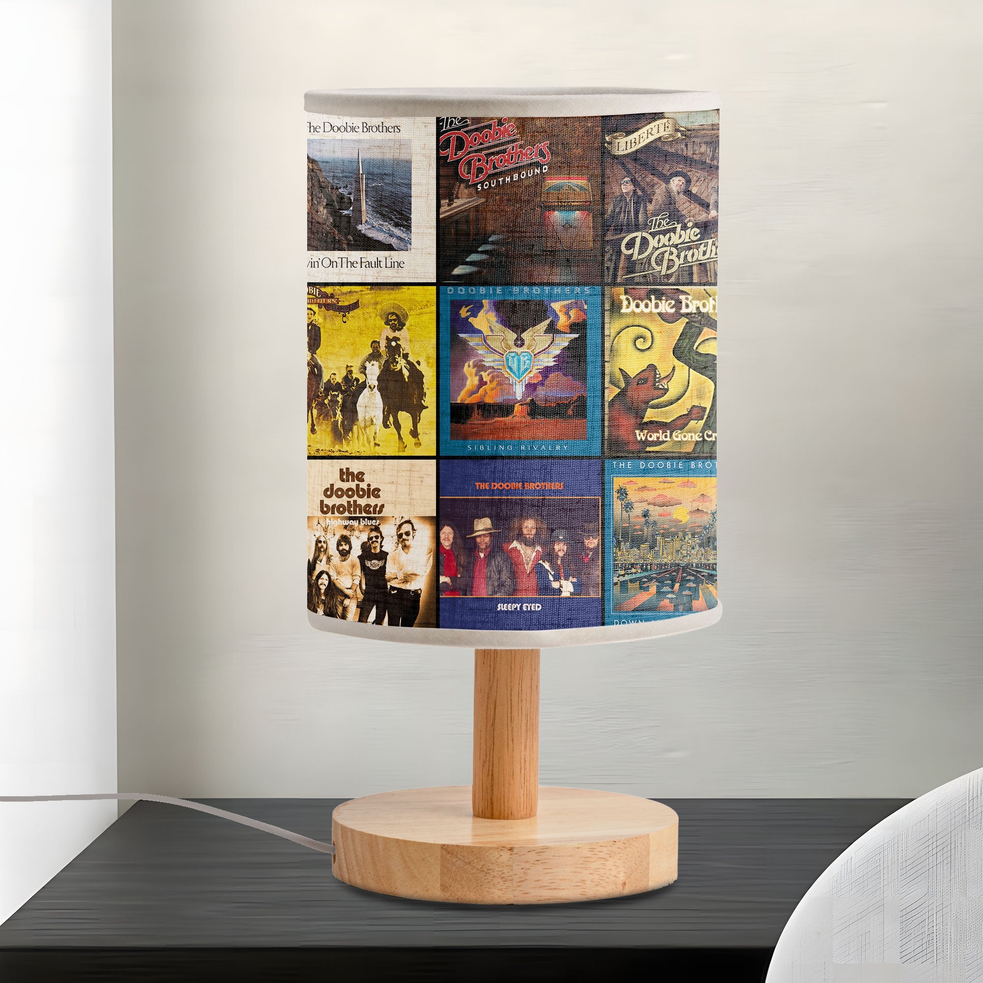 The Doobie Brothers Albums Lamp Vintage Rock Glow for True Music Lovers
