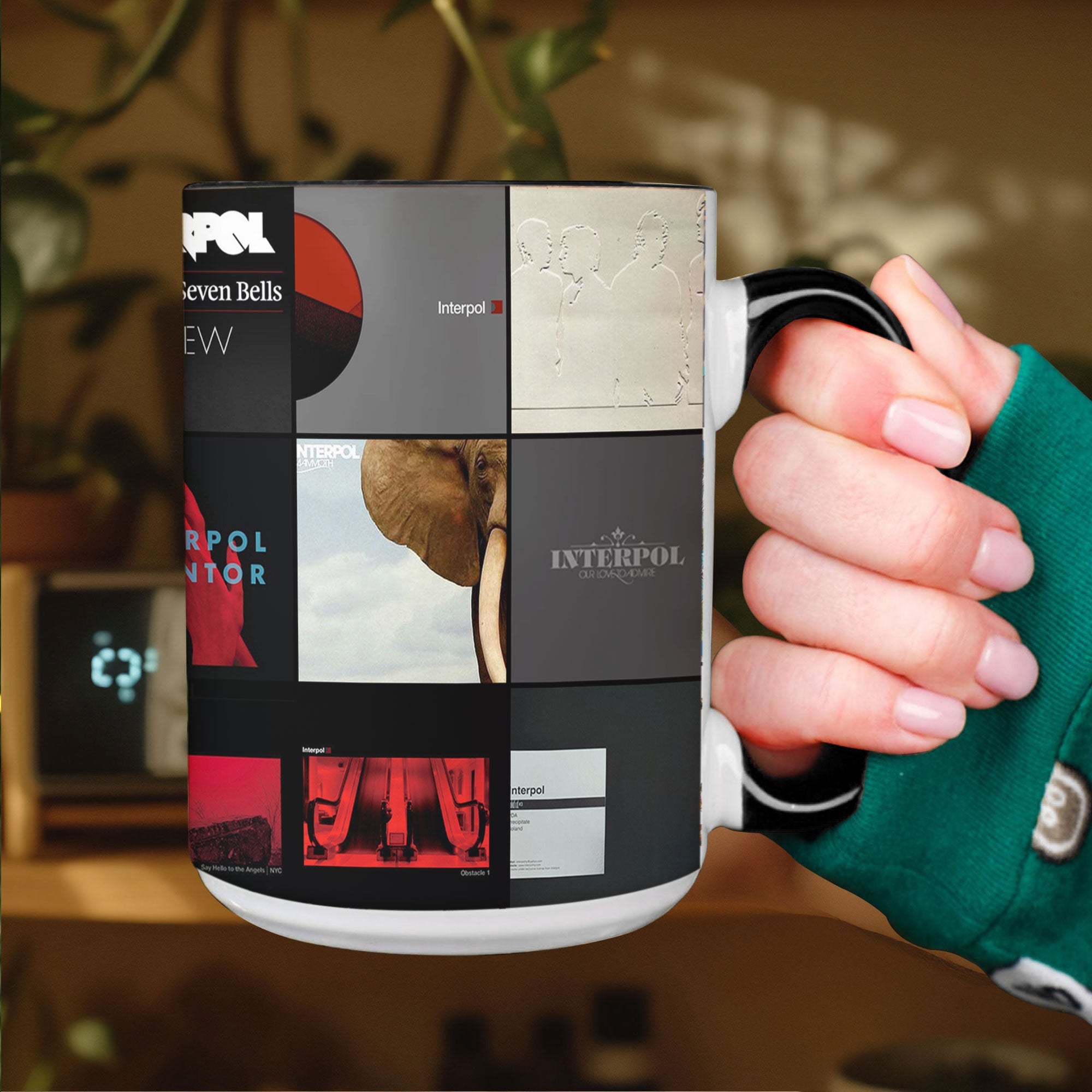 Interpol Accent Mug Alternative Rock Album Cover Collage Gift
