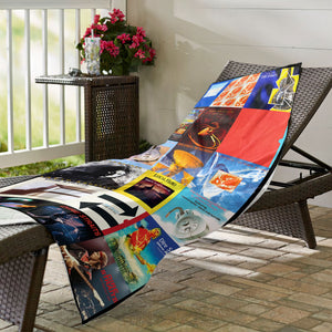 Dire Straits Beach Towel Album Cover Collage Classic Rock Towel