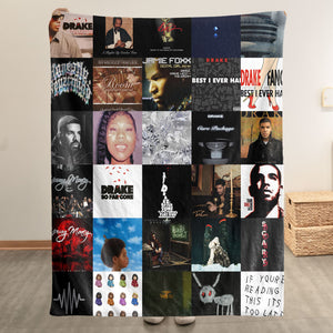Drake Sherpa Blanket A Luxe Tribute to Every Era of an Icon