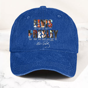 Elvis Presley Denim Dad Cap Iconic Album Collage Design ( With BOX)