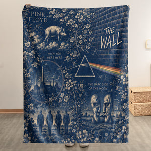 Pink Floyd Sherpa Blanket The Dark Side Of The Moon Vintage Blanket