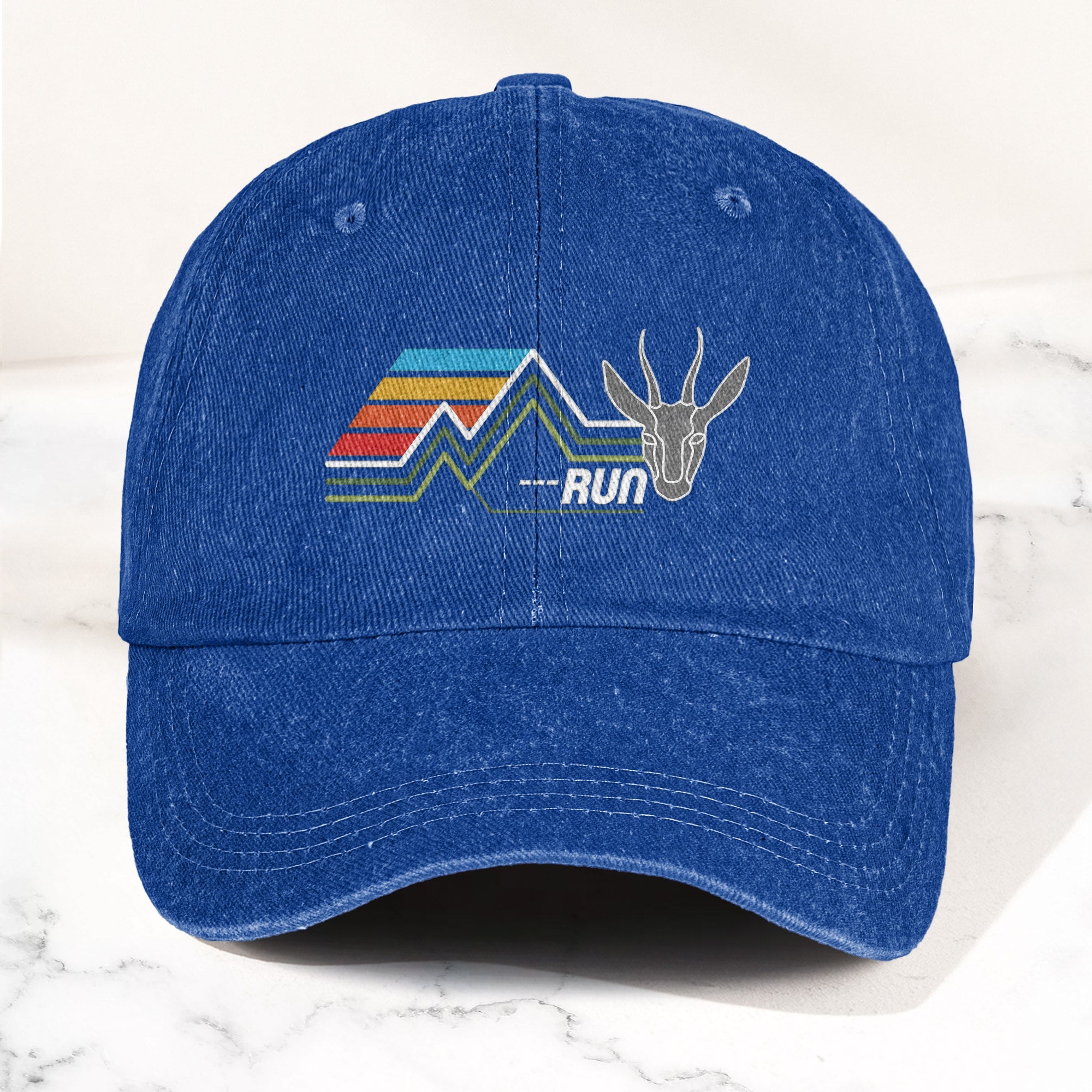 Phish Run Like an Antelope Denim Cap Retro Music Phish Cap Gift For Dad (With Box)
