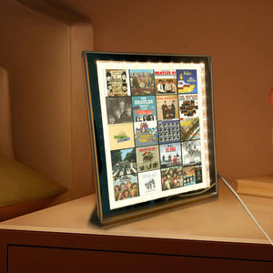 The Beatles Acrylic Light Mirror Dual-Mode Music Legend Gift