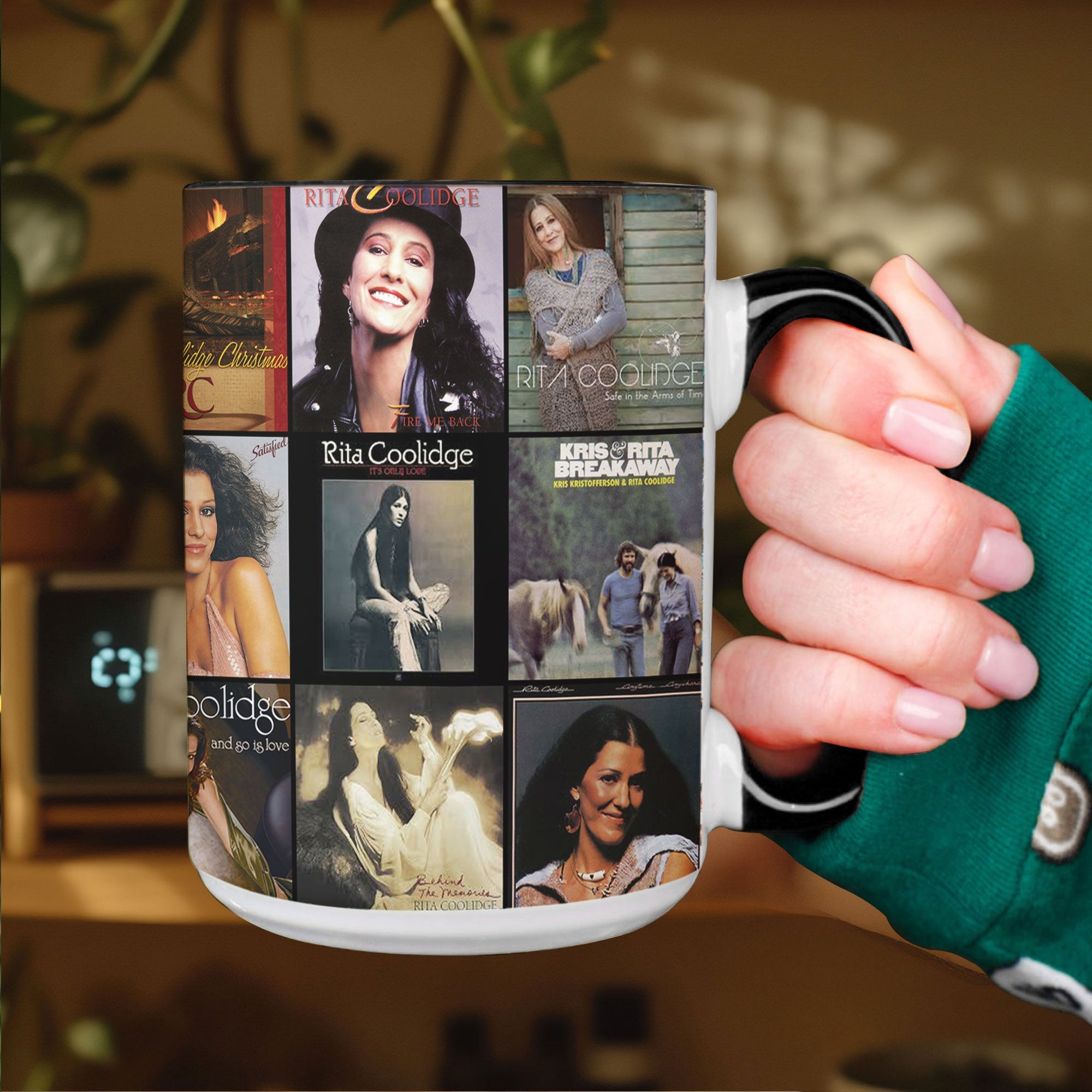 Rita Coolidge Accent Mug Classic Album Collage Tribute
