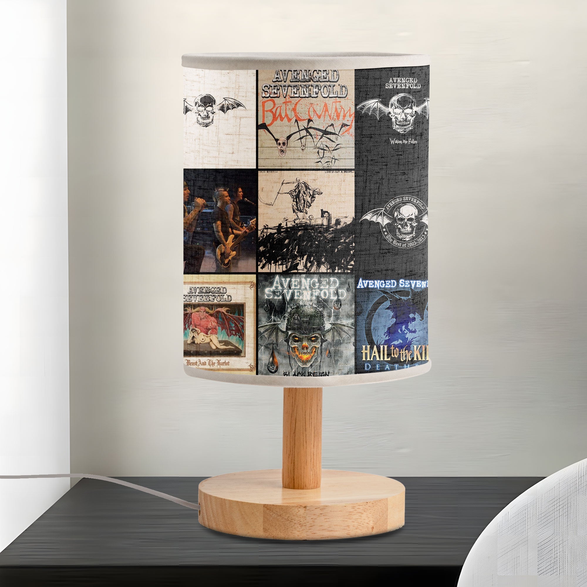 Avenged Sevenfold Fabric Lamp Light Up the Metal Madness