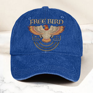 Lynyrd Skynyrd Denim Cap “Free Bird” Vintage Eagle Dad Hat