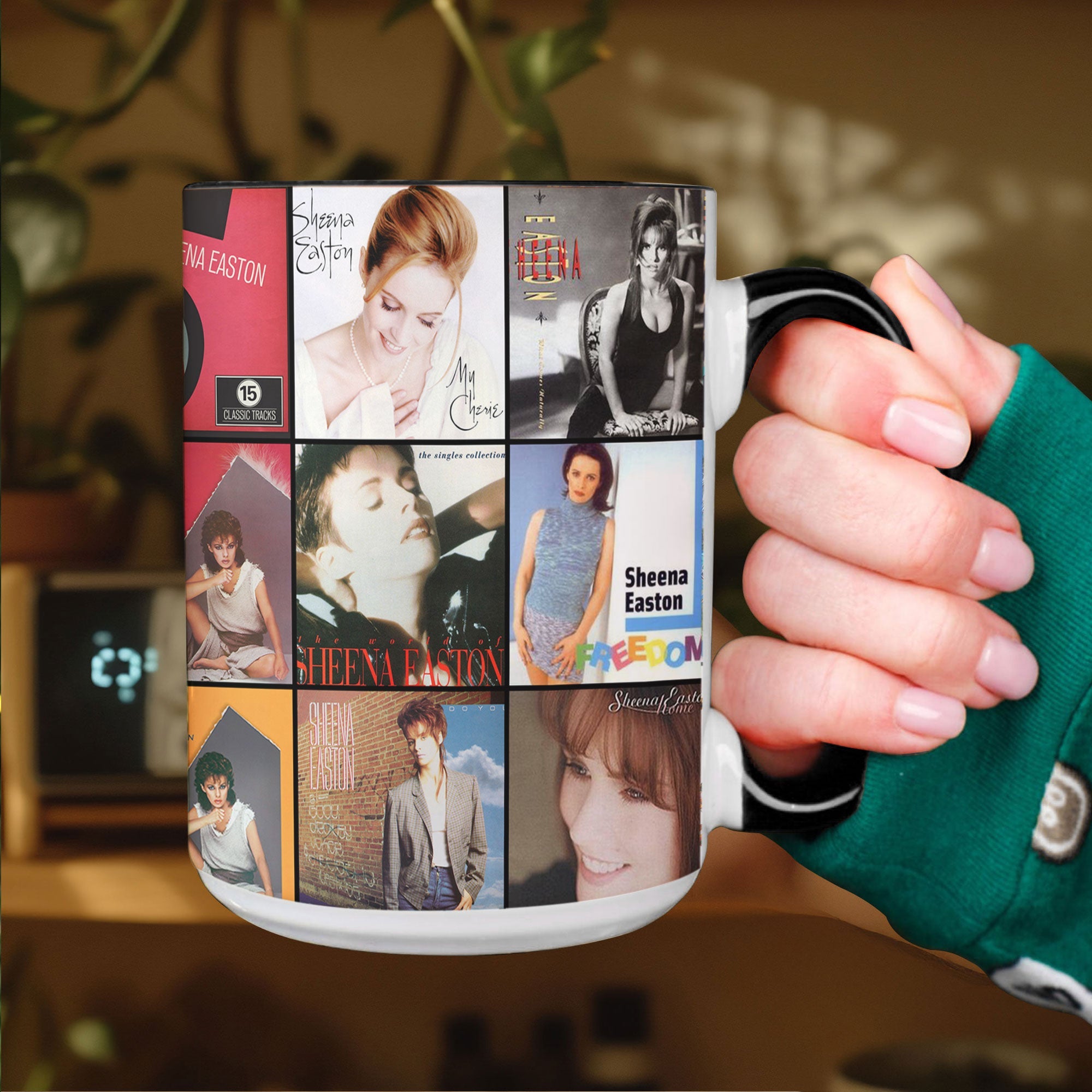 Sheena Easton Accent Mug Pop Icon Album Cover Collage Gift