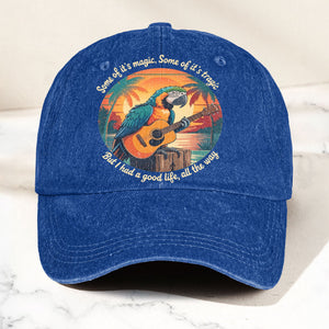 Some of Its Magic, Some of Its Tragic Denim Cap Retro Jimmy Buffett Inspired Dad Hat (With Box)