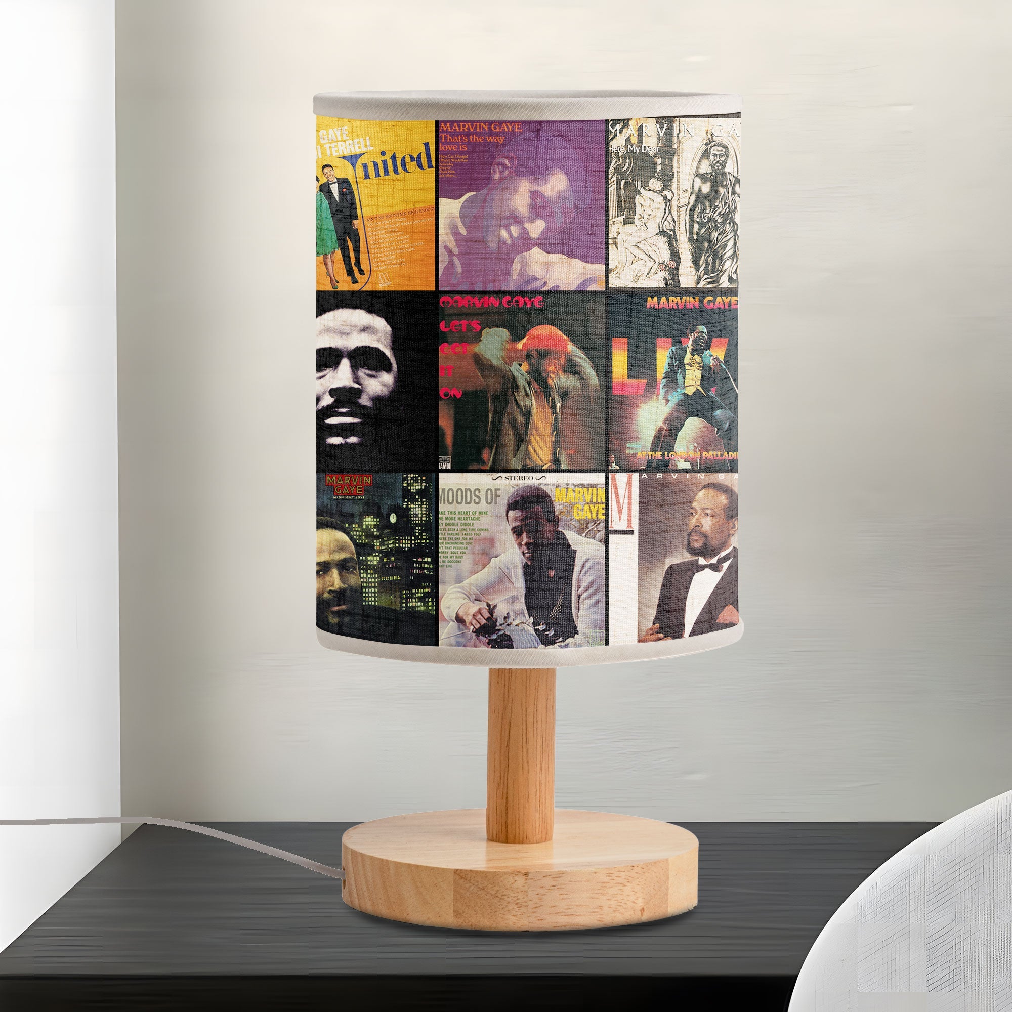 Marvin Gaye Album Cover Lamp Soul & Motown Nostalgia Home Decor