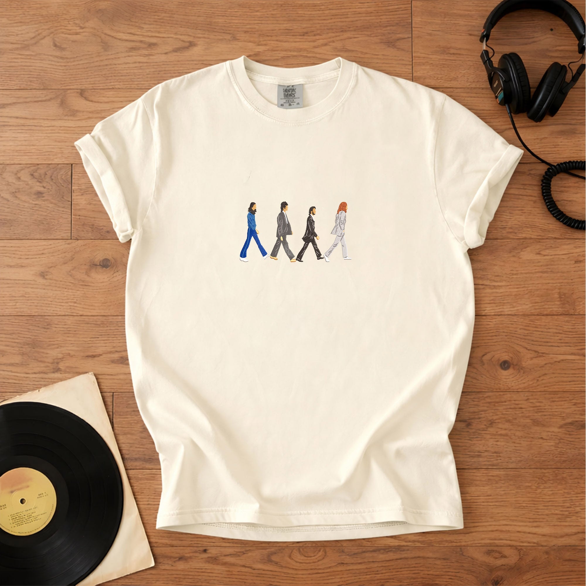 The Beatles Band Abbey Road Comfort Tee Classic Album Graphic Shirt