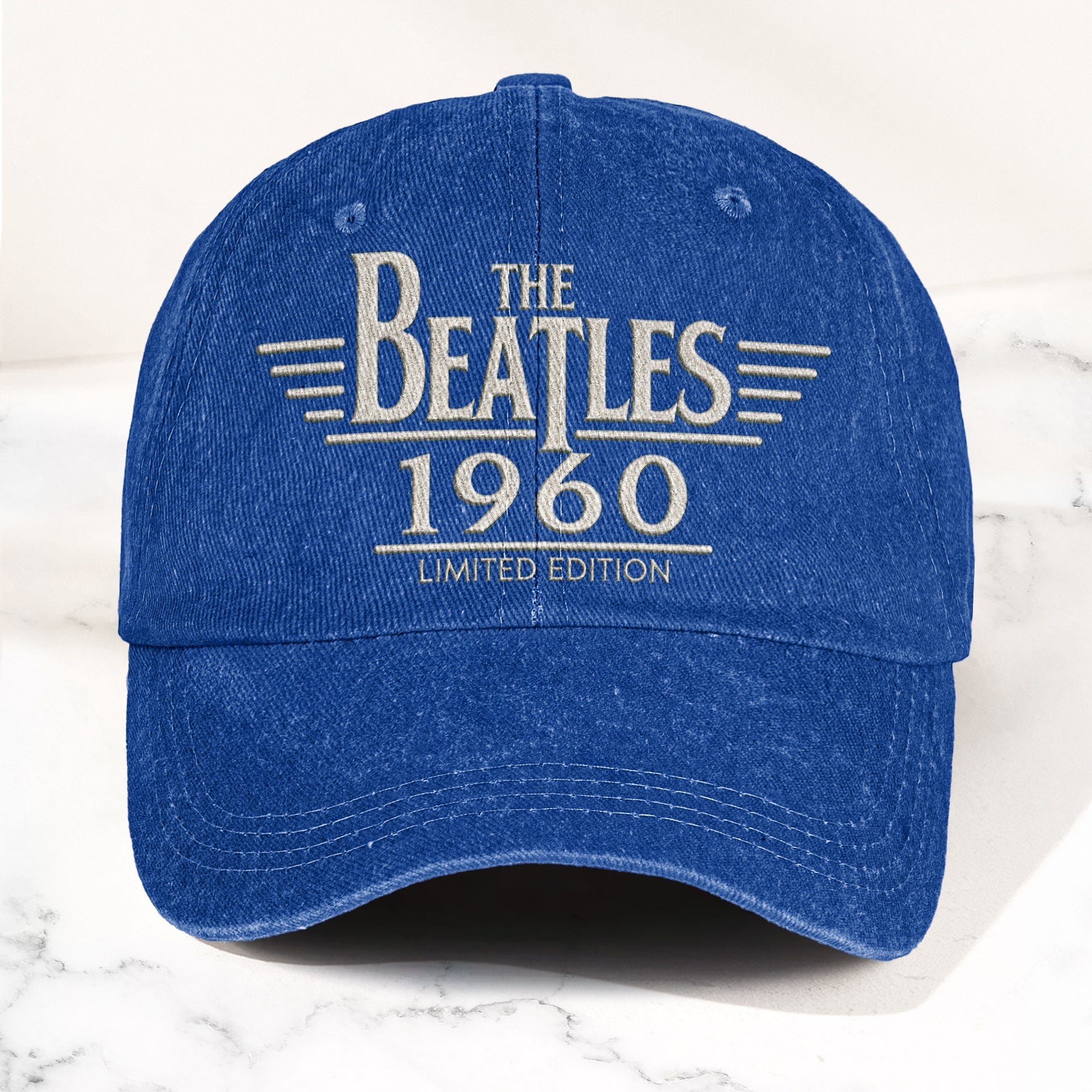 The Beatles 1960 Denim Cap Vintage Dad Cap Gift For Dad (With Box)