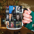 Robbie Williams Accent Mug Pop Icon Album Cover Collage Gift