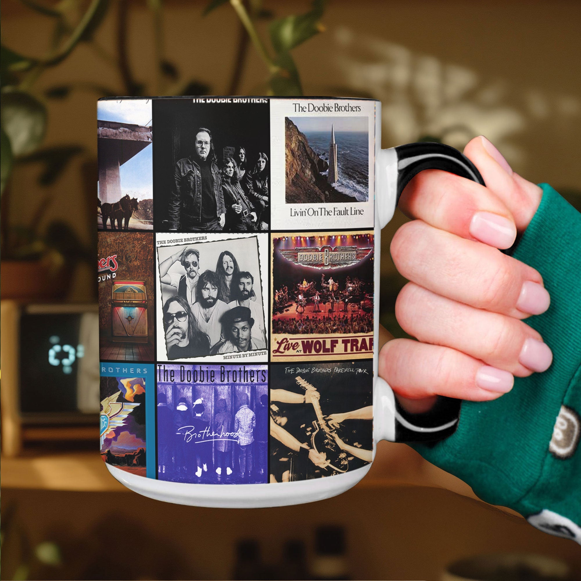 The Doobie Brothers Accent Mug Classic Rock Album Collage Tribute