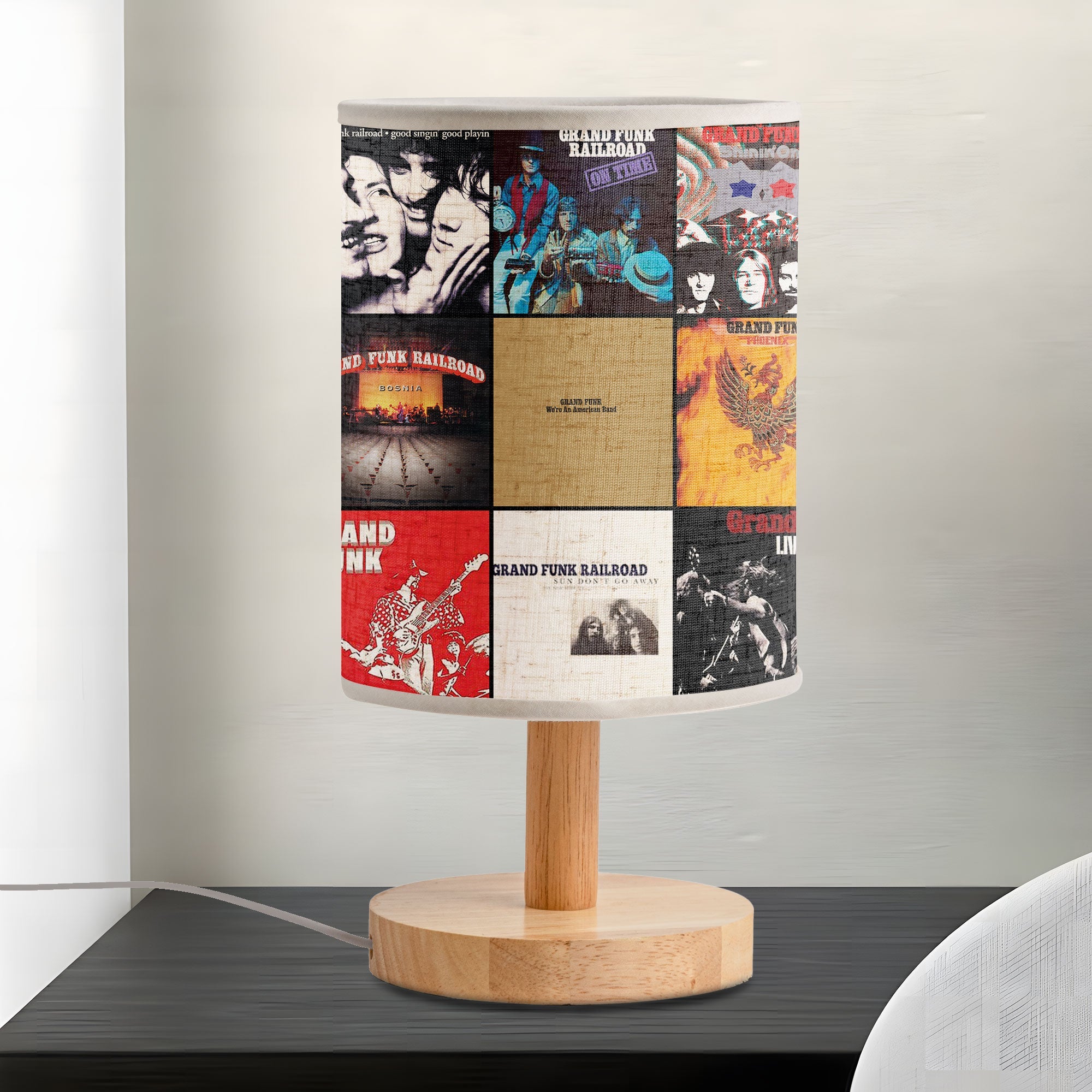 Grand Funk Railroad Fabric Lamp Classic Rock Album Art Collection