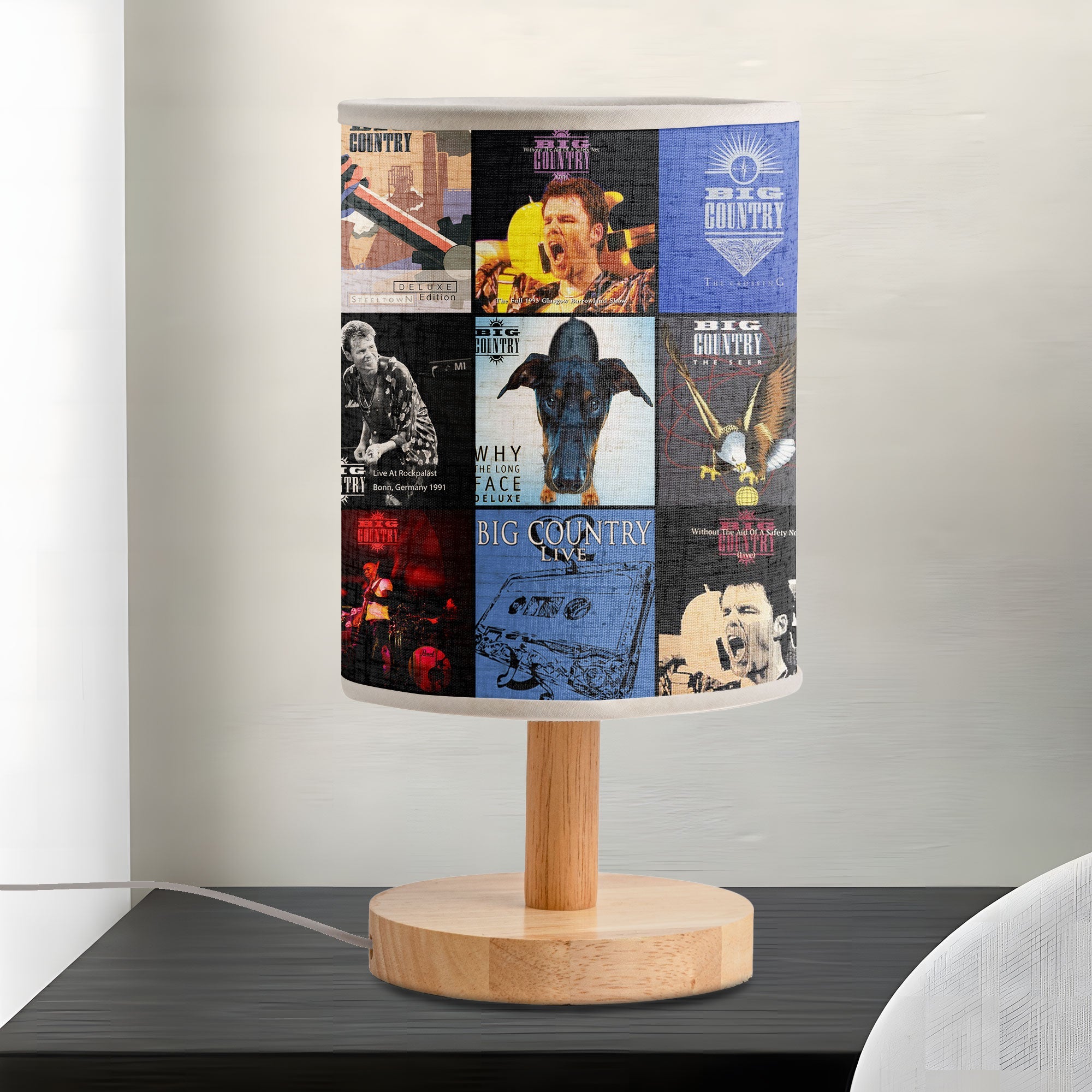 Big Country Album Cover Lamp Classic Rock Nostalgia Home Decor