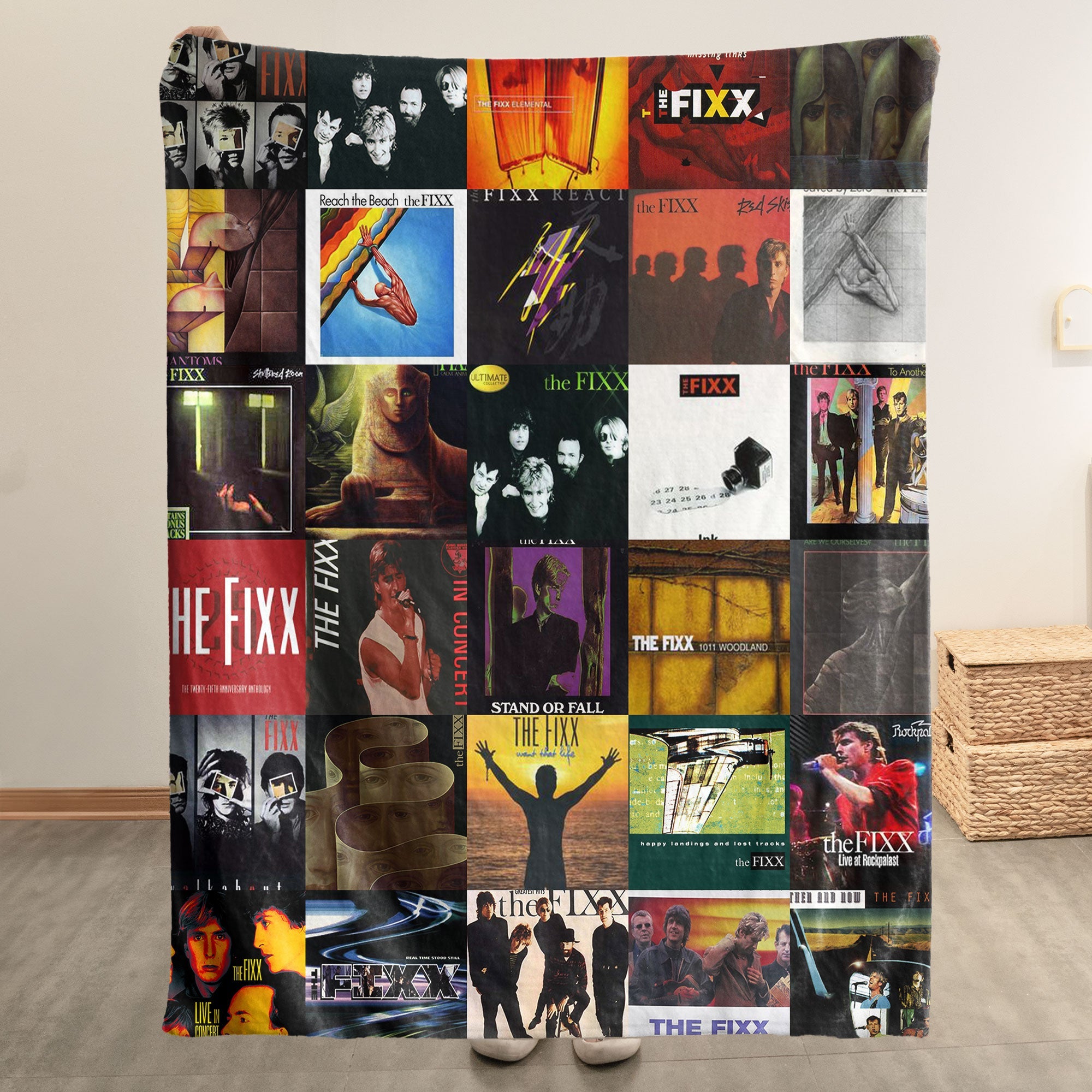 The Fixx Sherpa Blanket A Retro-New Wave Tribute for True Fans