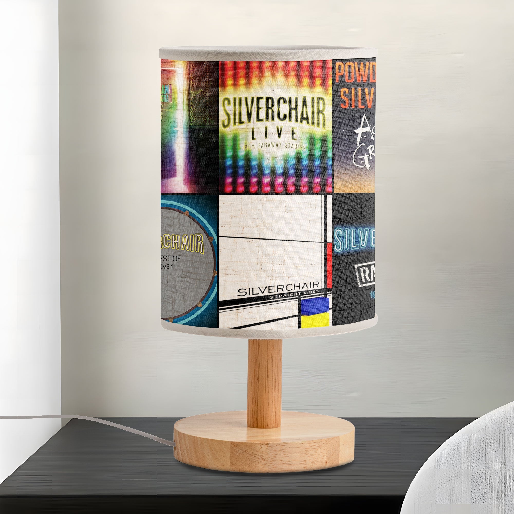 Silverchair Fabric Lamp Grunge Revival Glo