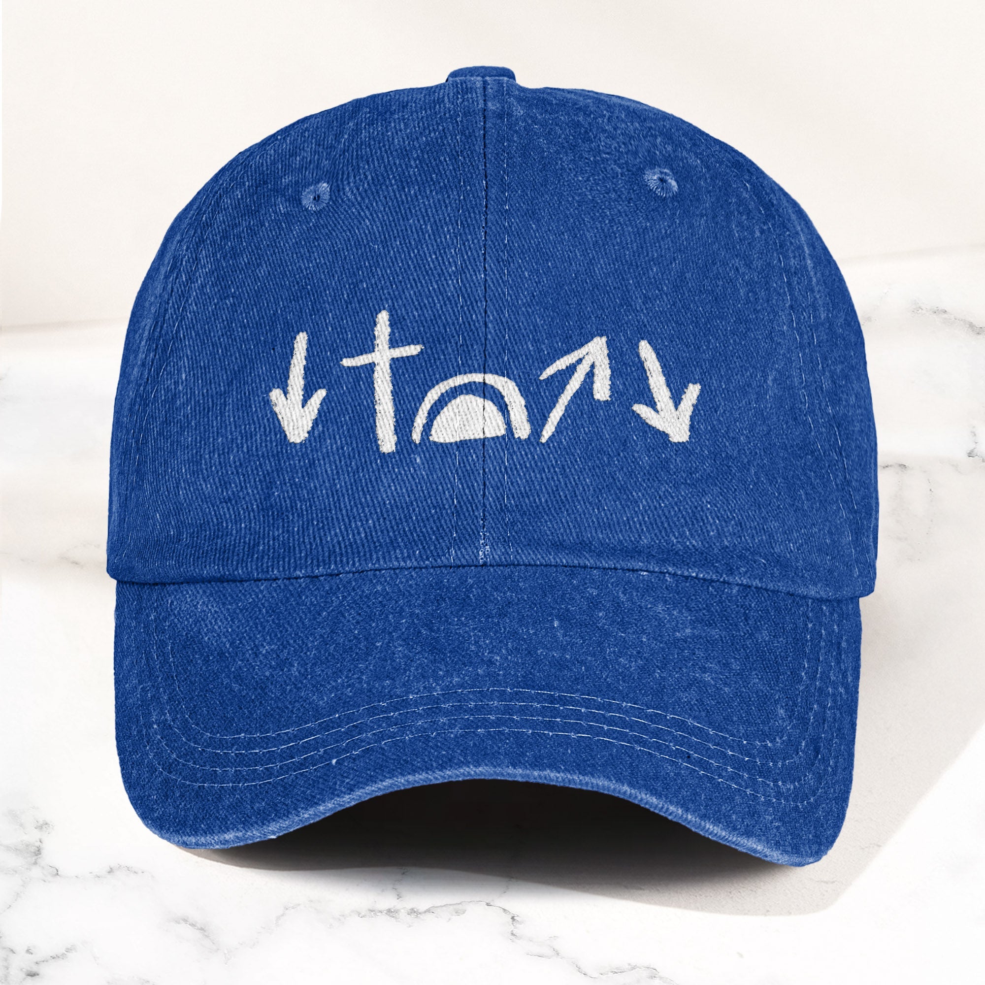 The Story Of Jesus Denim Cap Vintage Dad Cap Gift For Dad (With Box)