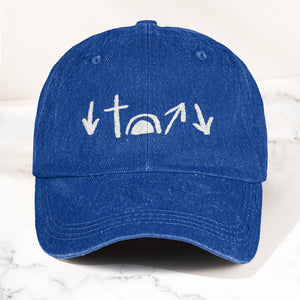 The Story Of Jesus Denim Cap Vintage Dad Cap Gift For Dad (With Box)
