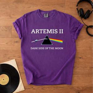 Cosmic Prism Comfort Tee Space & Retro Rock Inspired Graphic Shirt
