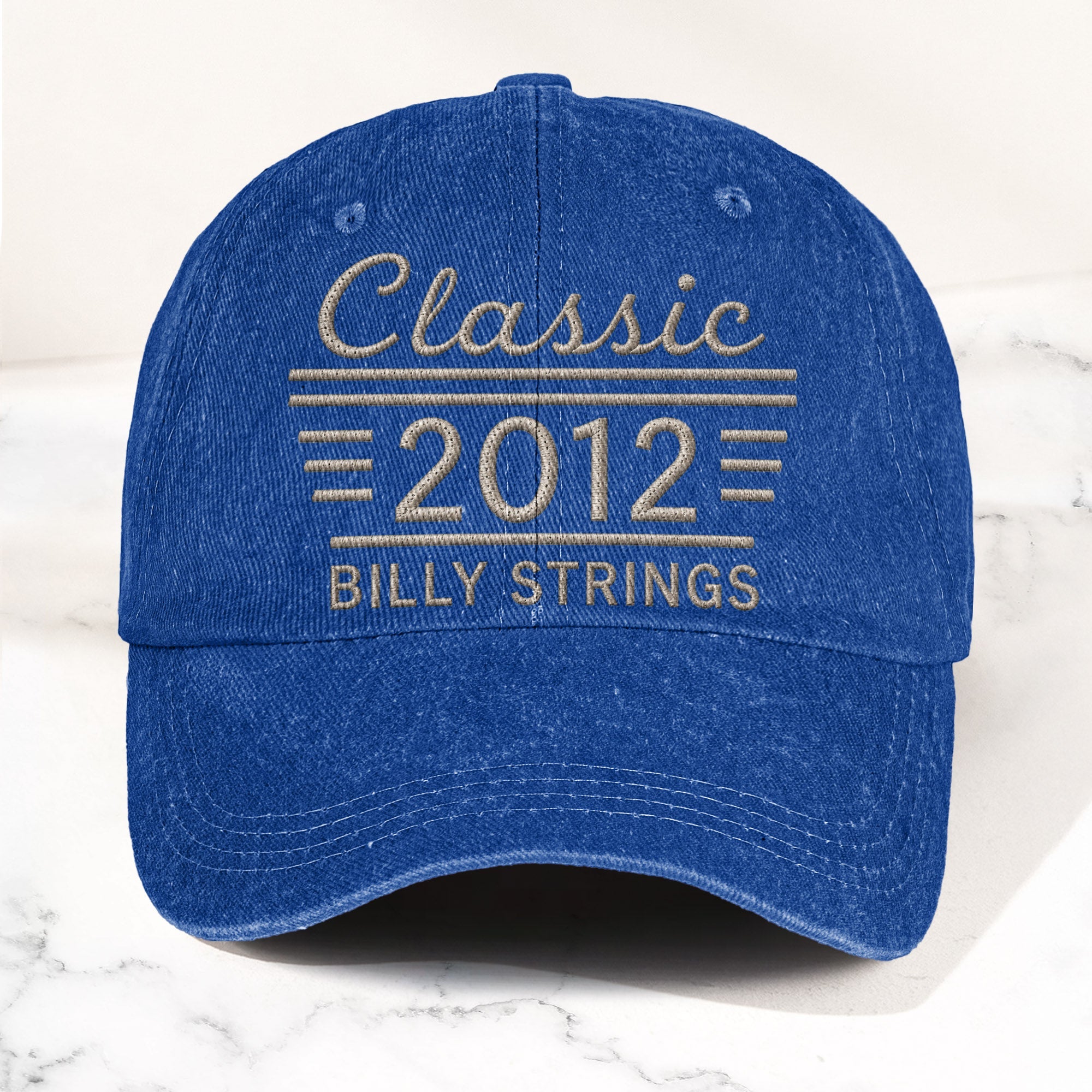 Billy Strings Classic 2012 Est Bluegrass Music Merch Denim Cap Retro Vintage Dad Cap Gift For Dad (With Box)