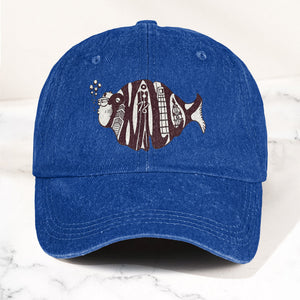 Phish Phishadelphia Logo Denim Cap Retro Music Phish Cap Gift For Dad (With Box)