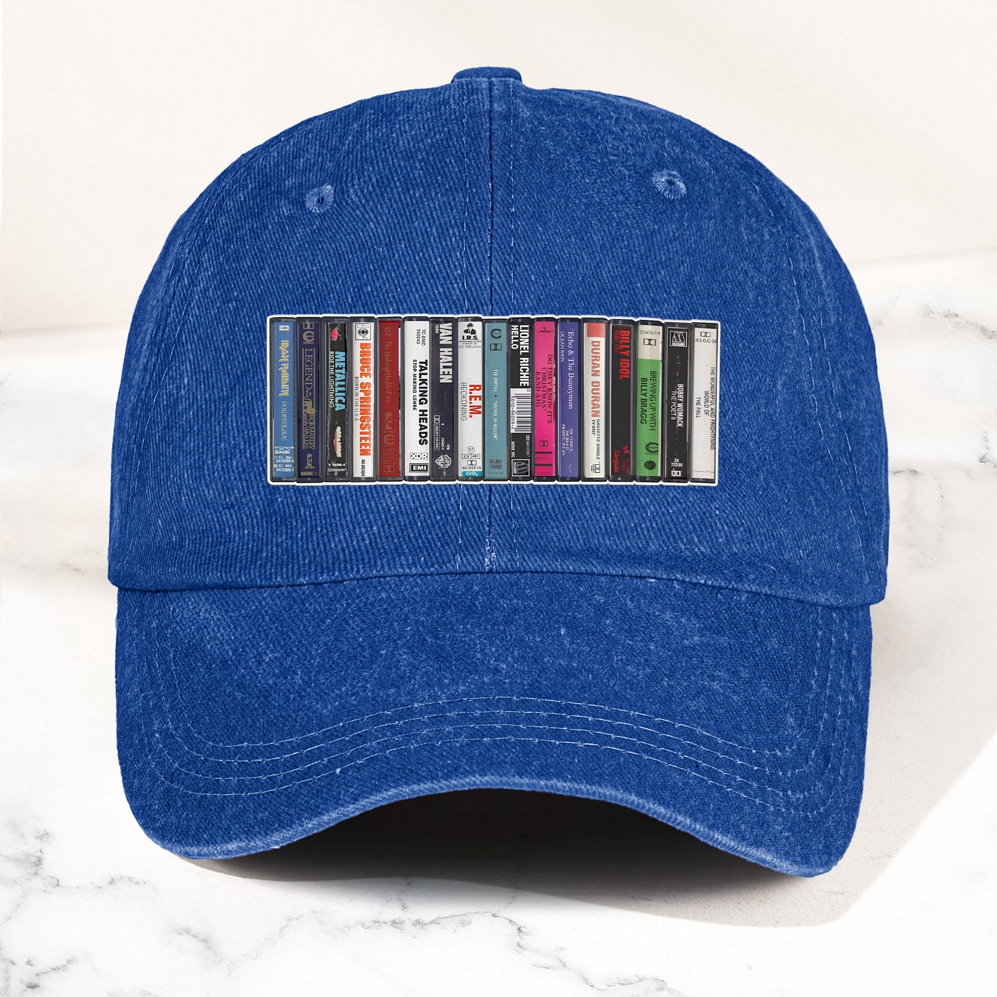 1984 Cassette Tape Collection Denim Dad Cap Retro Music Mixtape Aesthetic Hat (With BOX)