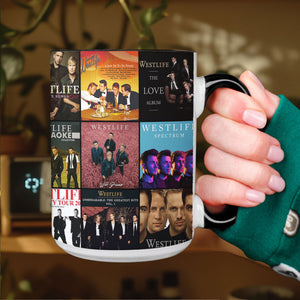 Westlife Accent Mug Pop Legends Album Collage Gift