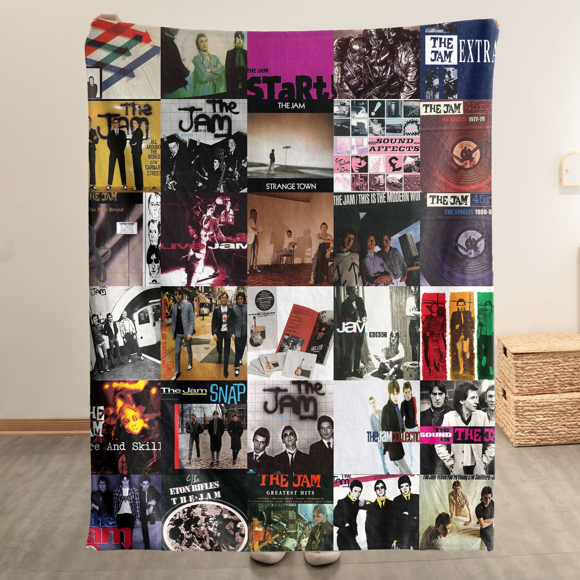 The Jam Sherpa Blanket A Mod Revival Classic for True Fans