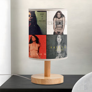 Aaliyah Album Art Table Lamp R&B Legend Decorative Light