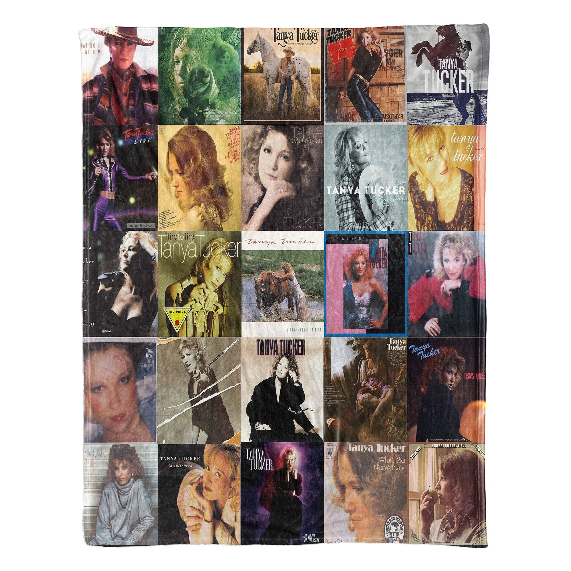 Tanya Tucker Sherpa Blanket A Classic Country Tribute for True Fans