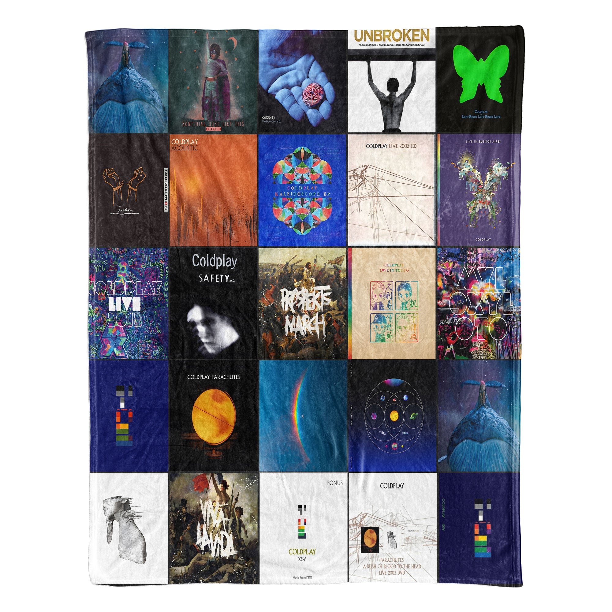 Coldplay Sherpa Blanket A Colorful, Dreamlike Tribute for True Fans