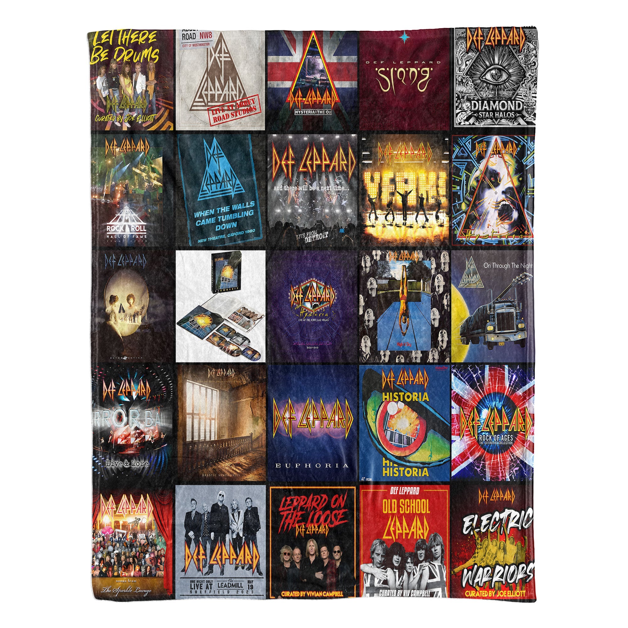 Def Leppard Sherpa Blanket A High-Energy Rock Tribute for True Fans