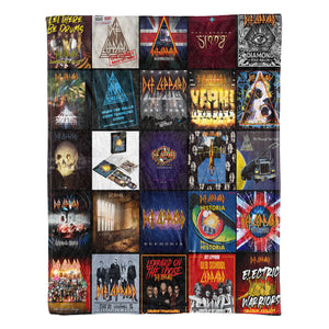 Def Leppard Sherpa Blanket A High-Energy Rock Tribute for True Fans
