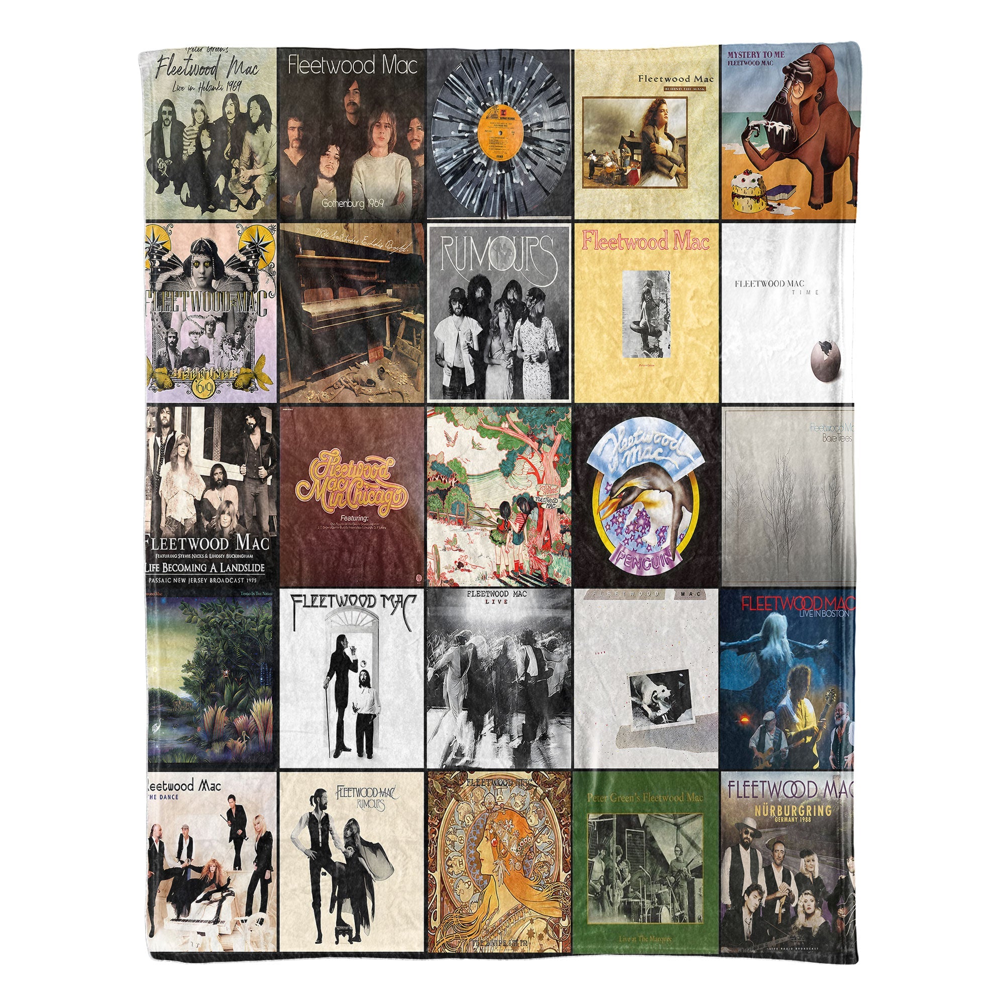 Fleetwood Mac Sherpa Blanket Warmth Wrapped in Legendary Album Art
