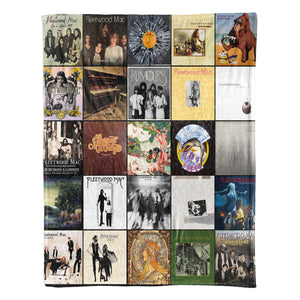 Fleetwood Mac Sherpa Blanket Warmth Wrapped in Legendary Album Art