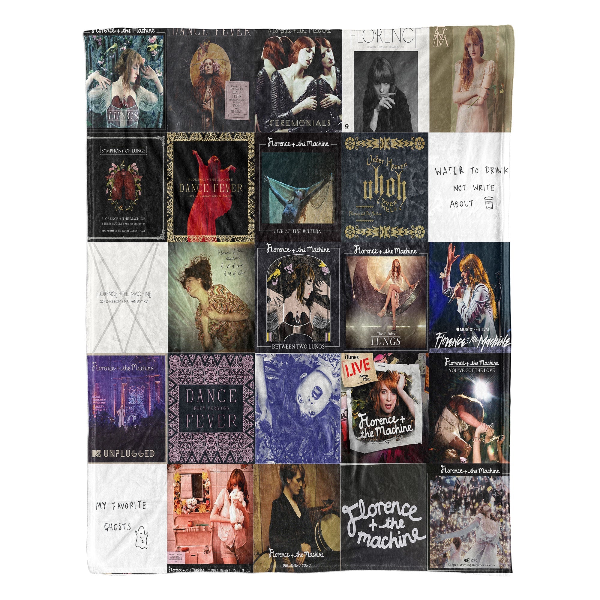 Florence - The Machine Sherpa Blanket A Dreamy, Ethereal Album Art Tribute