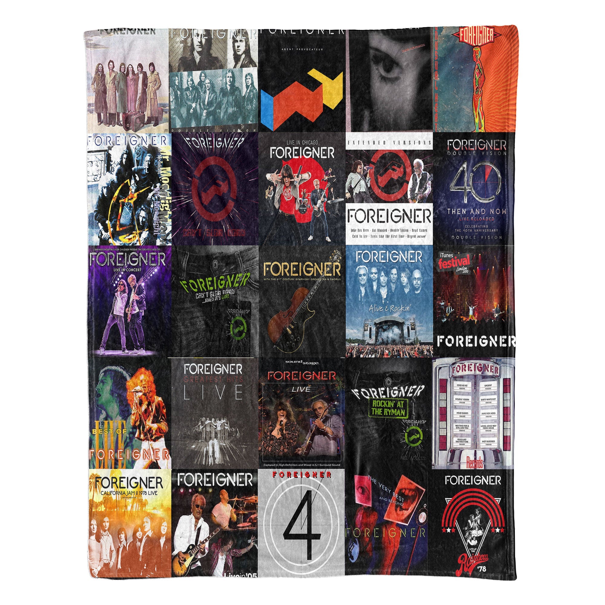 Foreigner Sherpa Blanket A Rock Anthem Tribute for True Fans