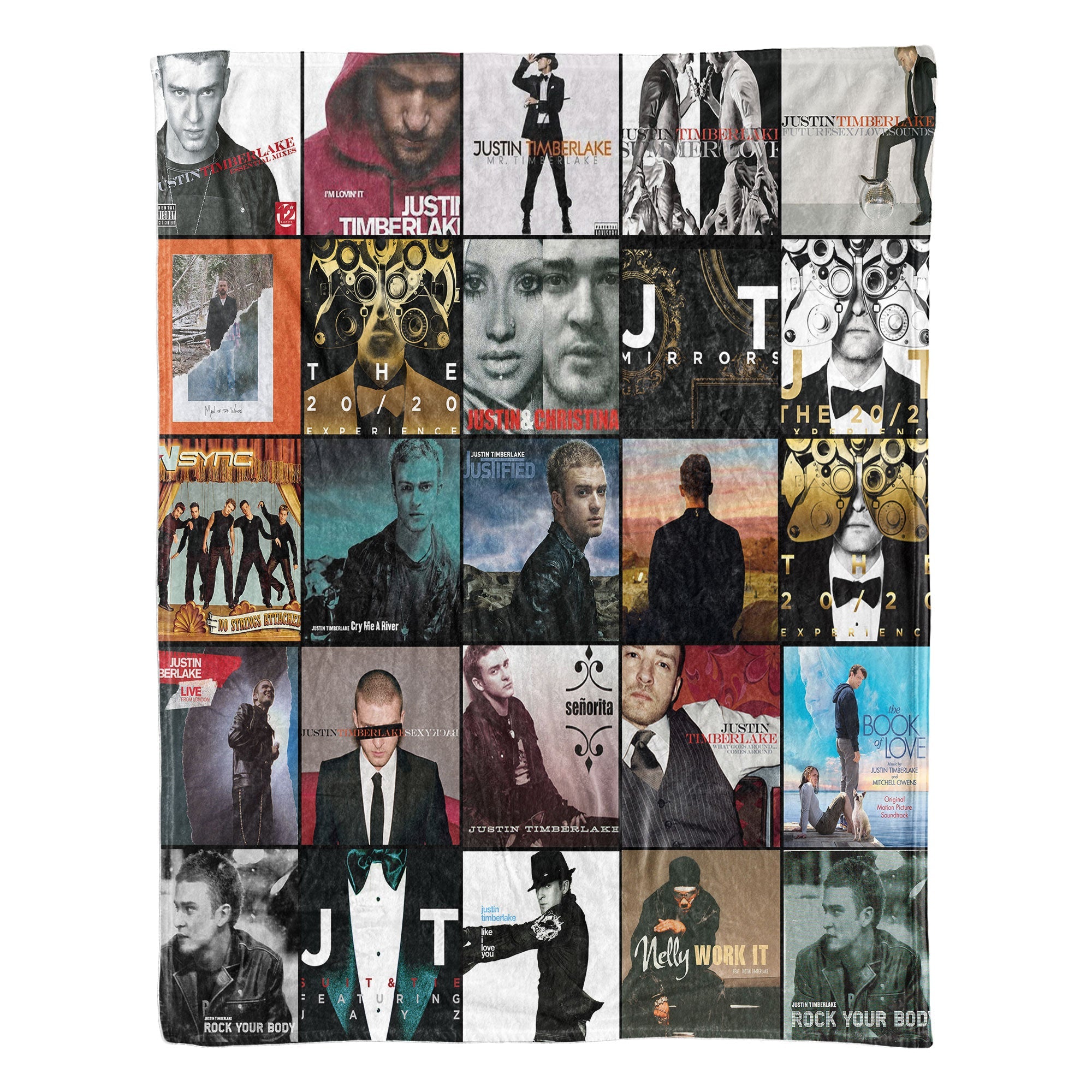Justin Timberlake Sherpa Blanket A Pop & R&B Icon Tribute for True Fans
