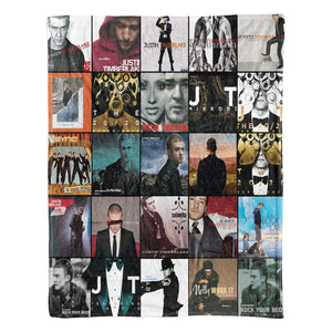 Justin Timberlake Sherpa Blanket A Pop & R&B Icon Tribute for True Fans
