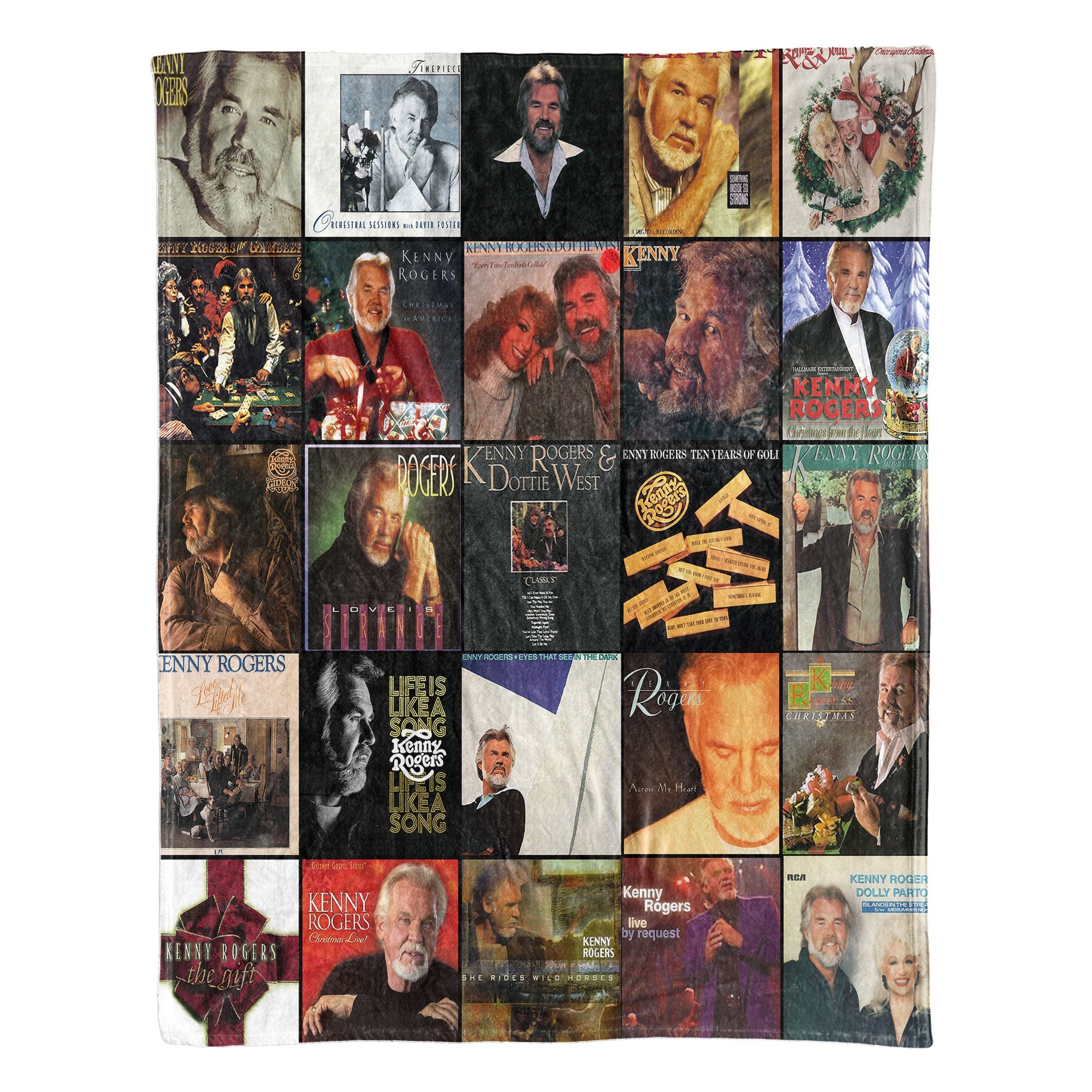 Kenny Rogers Sherpa Blanket A Warm Tribute to Timeless Country Memories