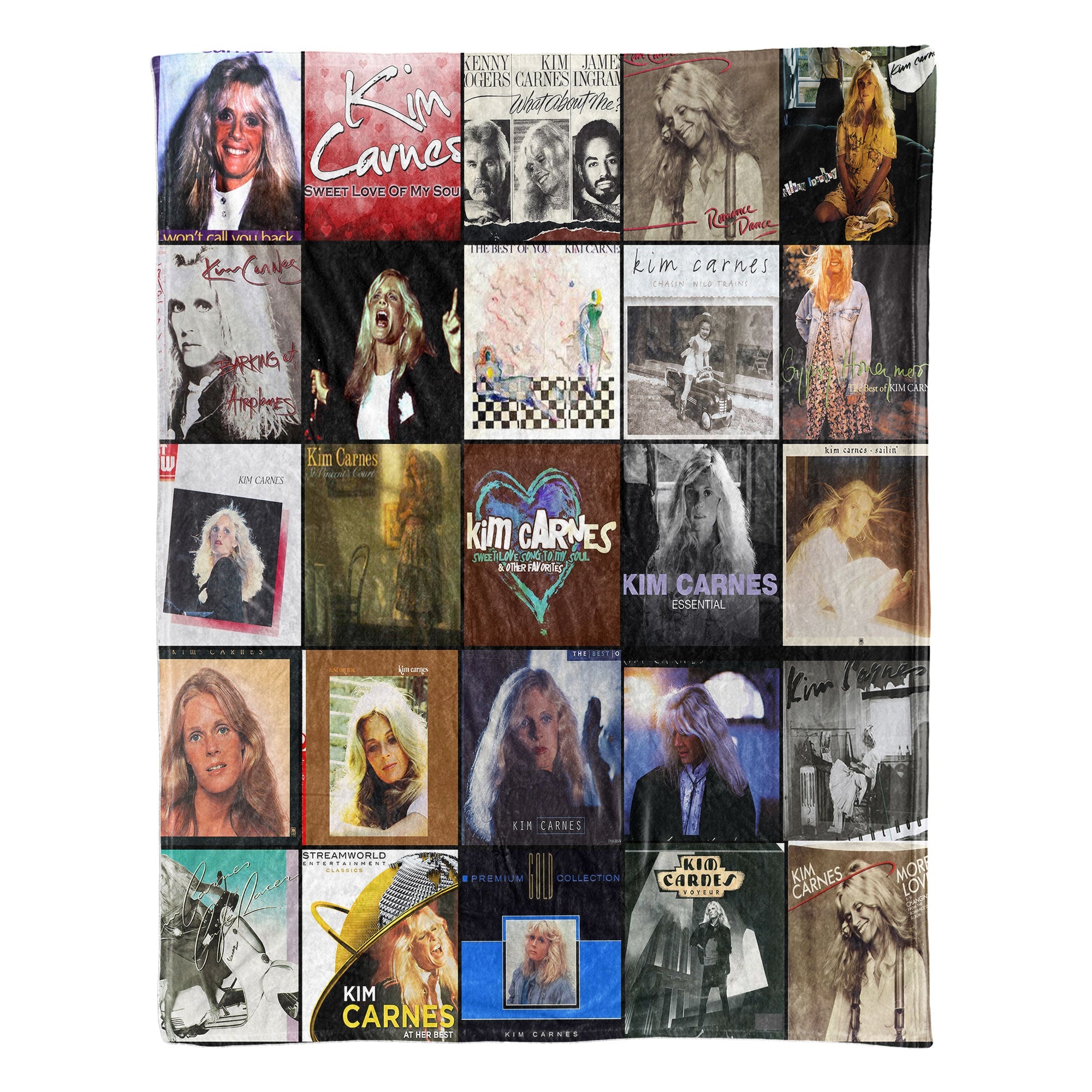 Kim Carnes Sherpa Blanket A Retro Tribute to an Iconic Voice