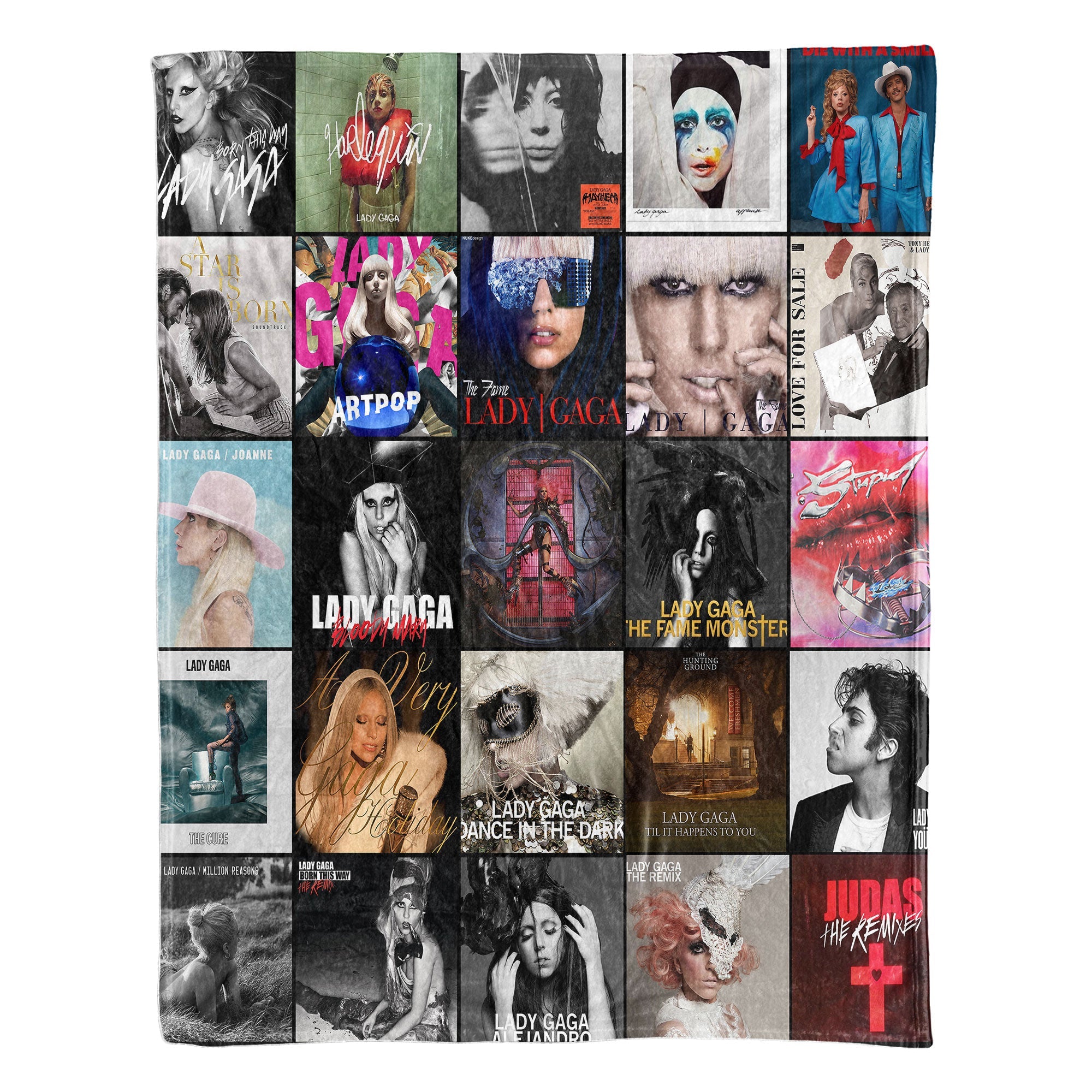 Lady Gaga Sherpa Blanket A Bold Pop-Art Tribute for True Fans