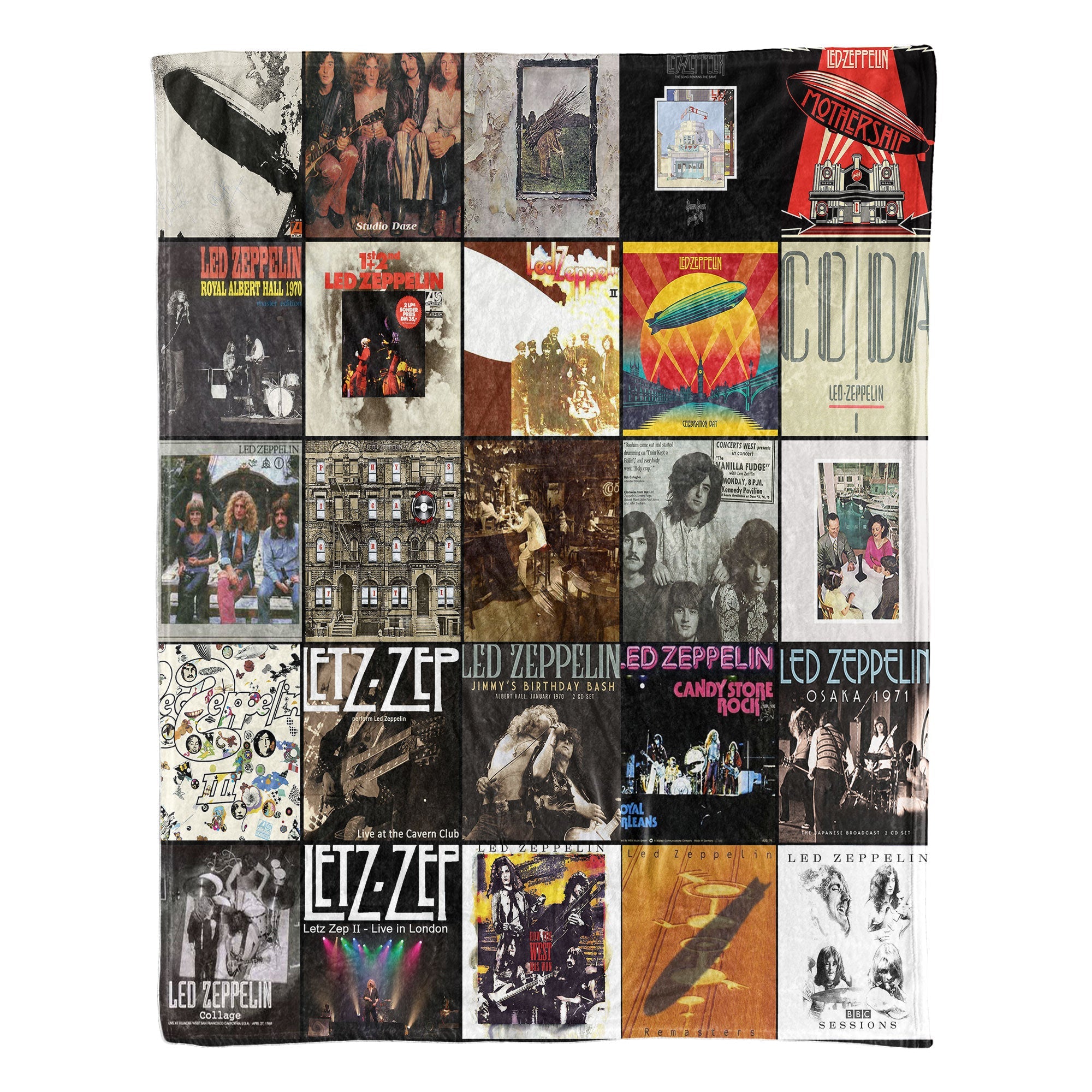 Led Zeppelin Sherpa Blanket A Legendary Album Cover Tribute for True Rock Fans